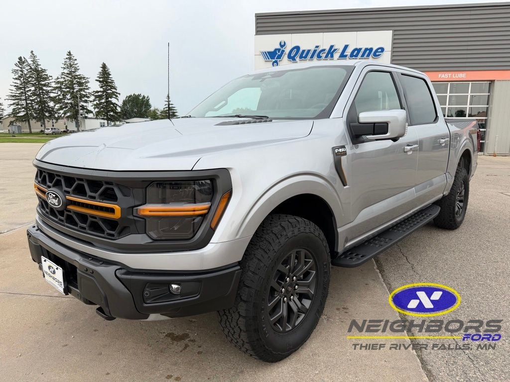 2026 Ford F-150 Tremor in Iconic Silver Metallic — front three-quarter view